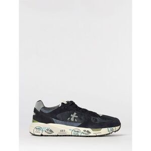Premiata Men Premiata Mase Suede And Canvas Sneakers